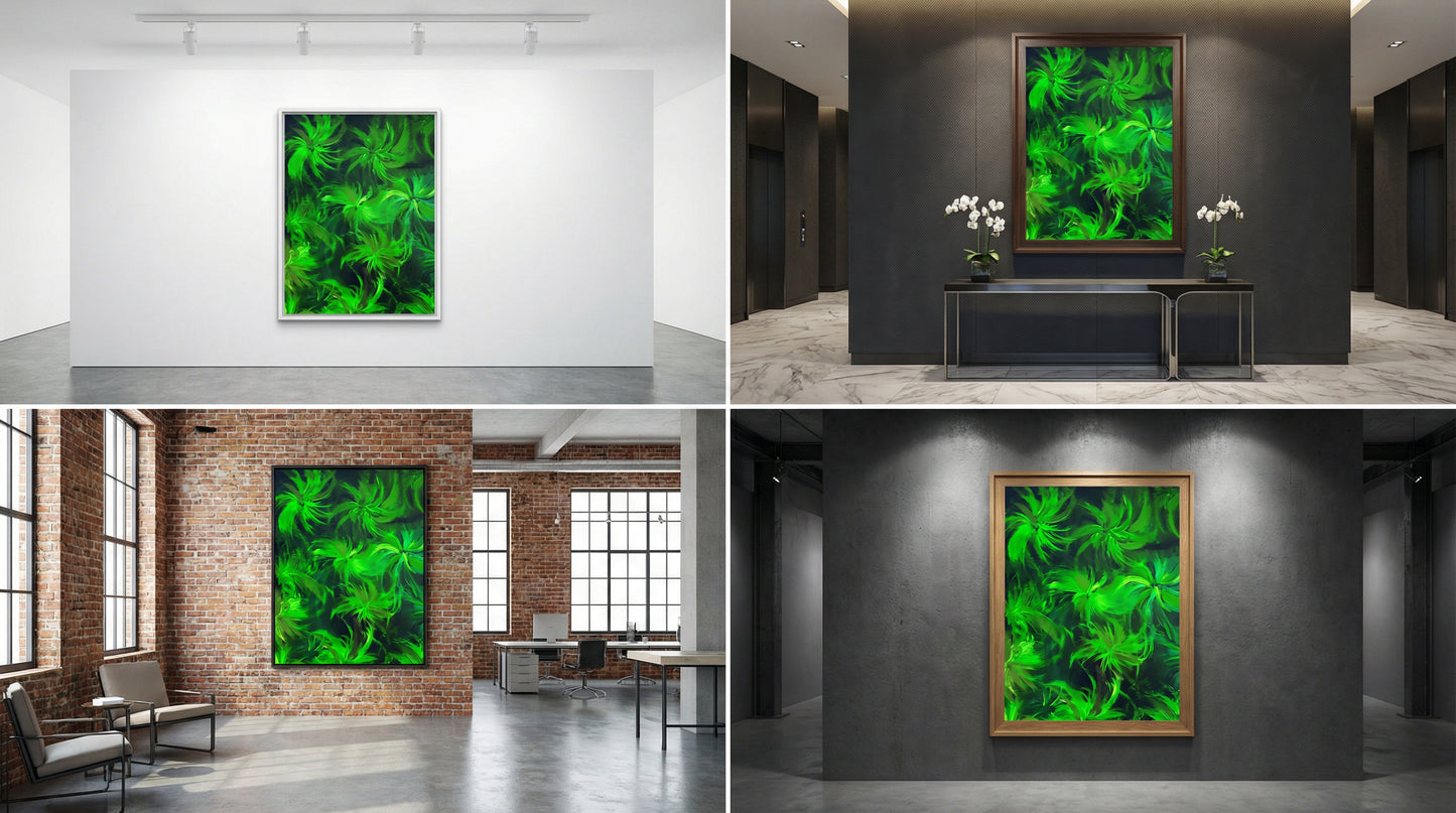 The Green Nadoo - Rainforest Abstract