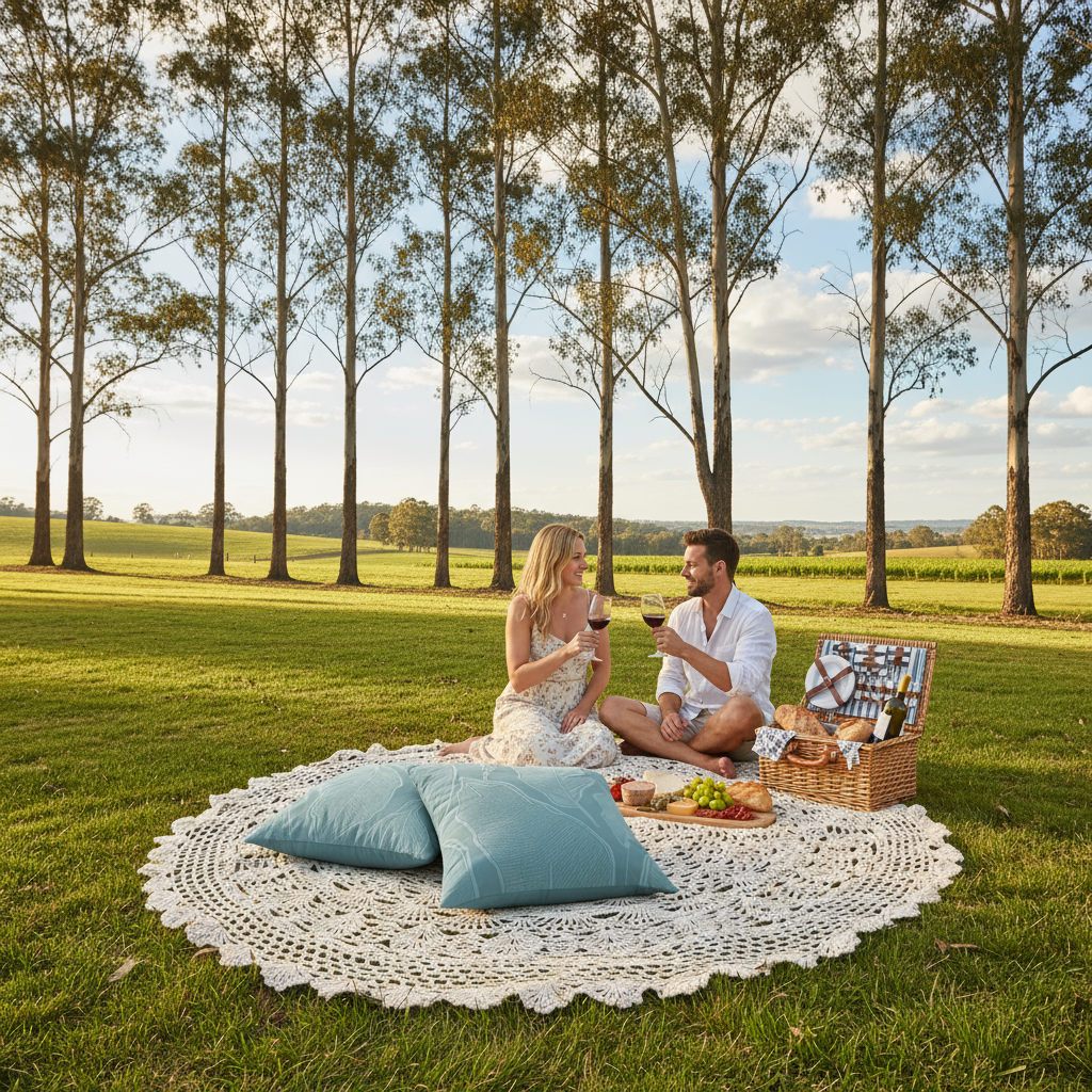 AMONG THE GUM TREES THROW PILLOW COVER JetPrint Fulfillment