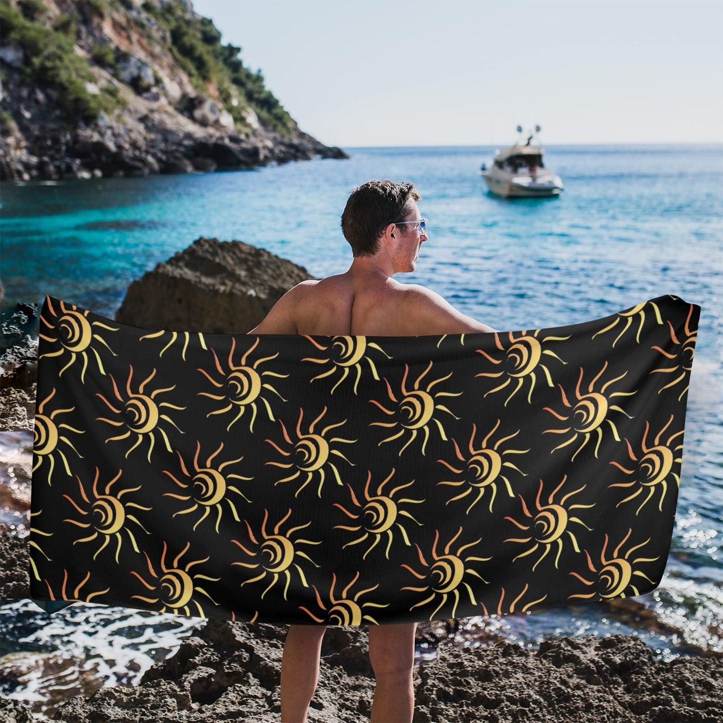 summer sun beach towel