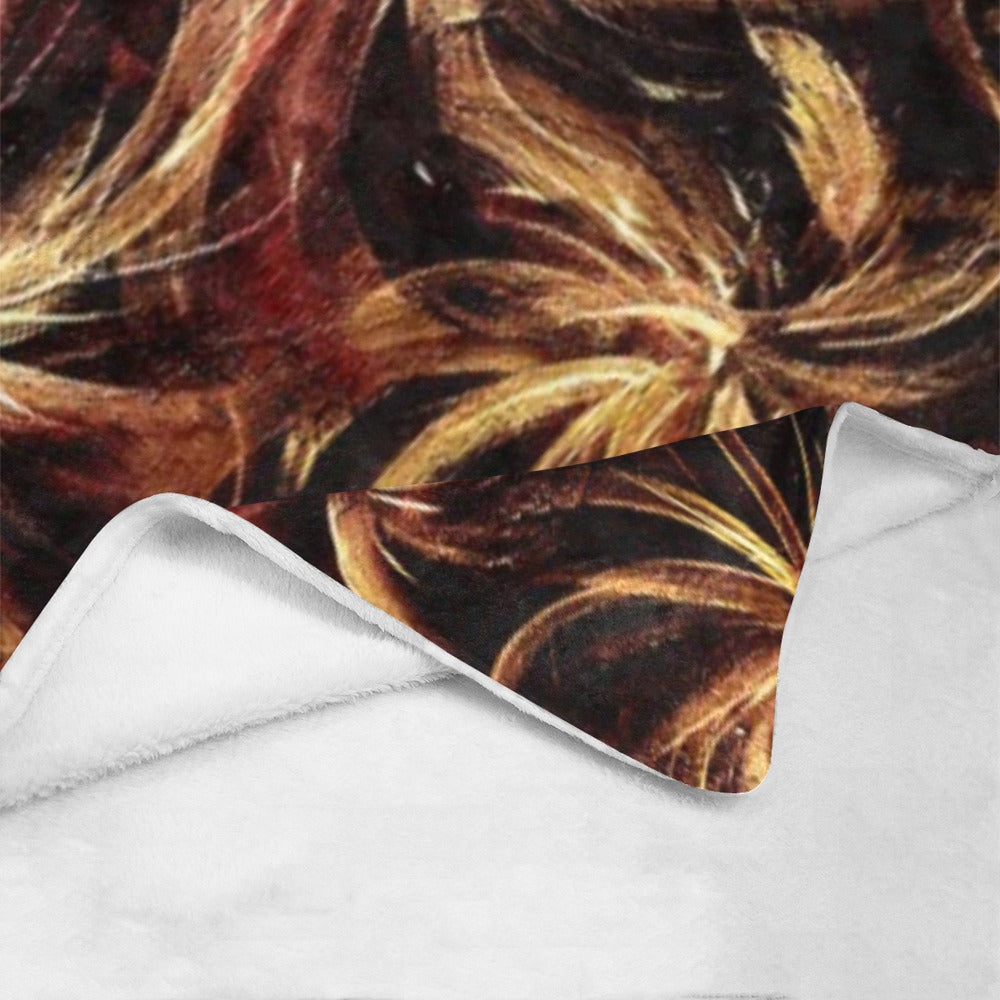 wind in the waratahs soft fleece blanket