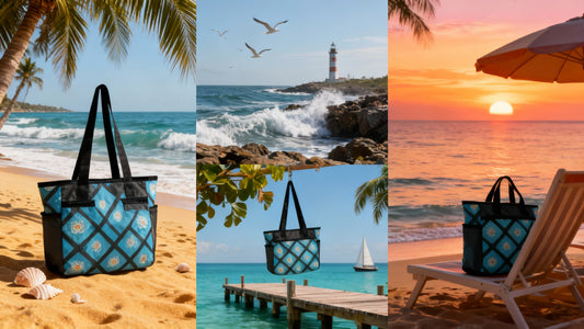 Kiama Sunrise Tote  Beach Bag-Large