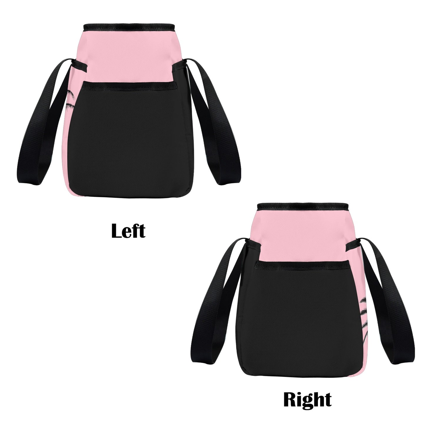 pink palms beach tote bag