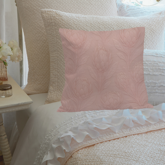 PRETTY PROTEA THROW PILLOW CASE JetPrint Fulfillment