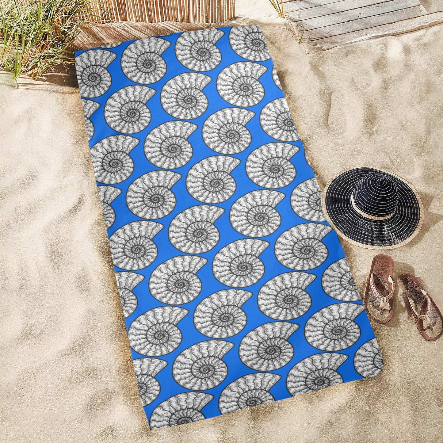 Ancient Blue Beach Towel