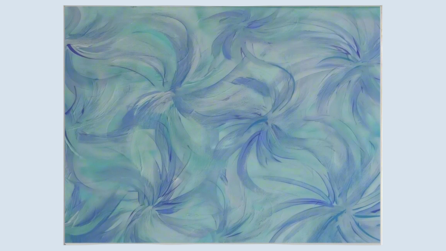 abstract [painting pincushion native flower australia