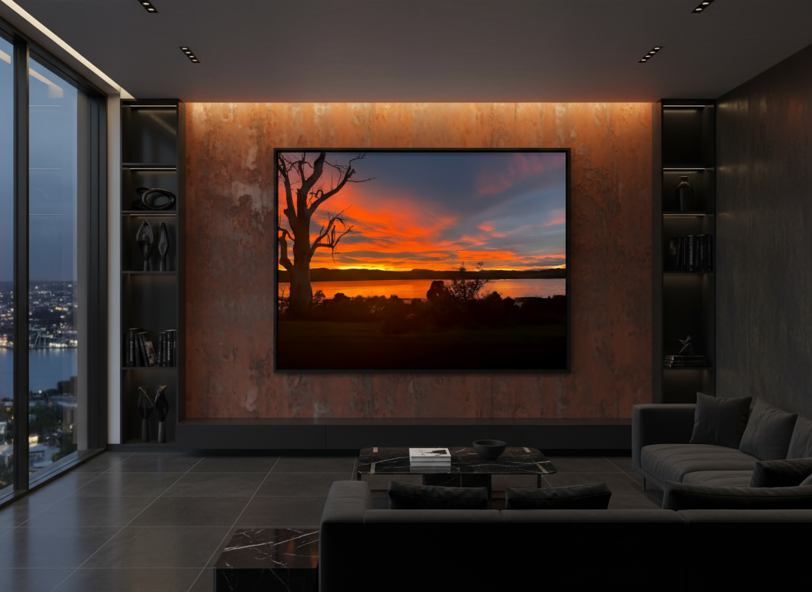 FIRE IN THE SKY frameshop.com.au