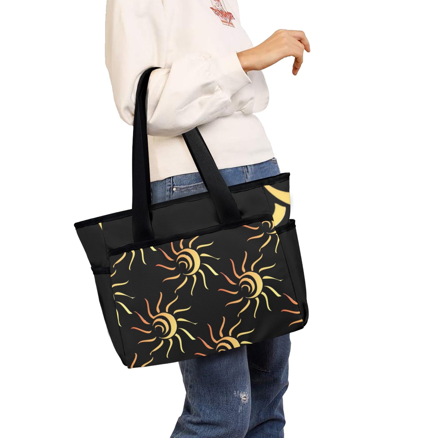 Summer Sun  Beach Tote Bag-Large