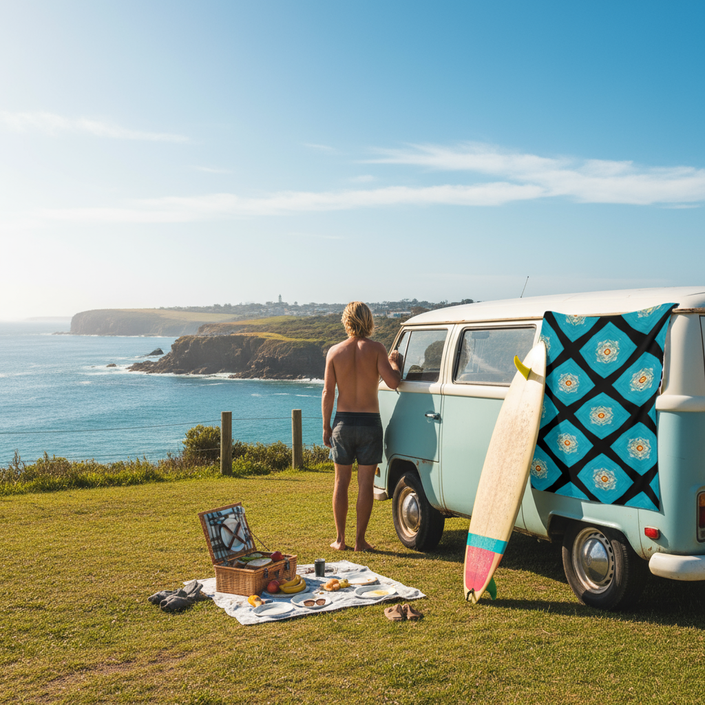 Kiama Sunrise Beach Towel