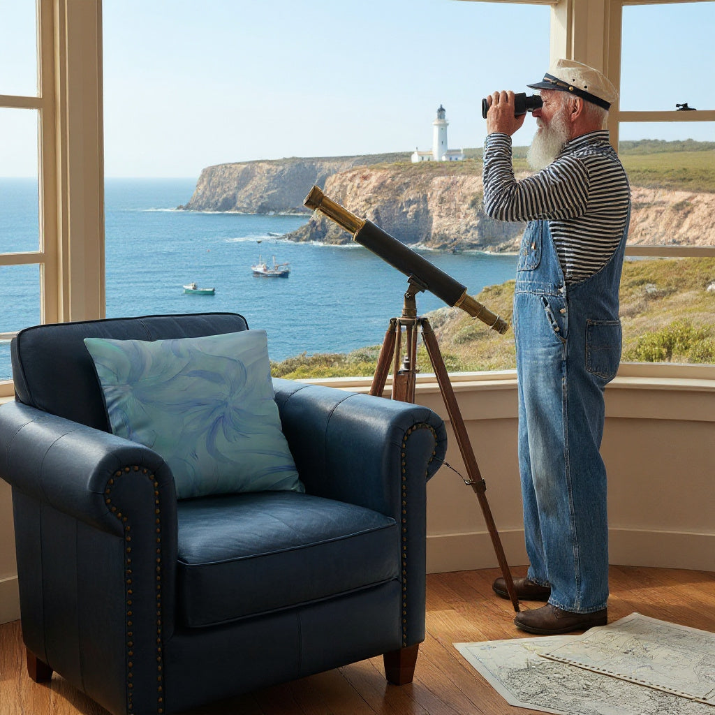 BLUE UNITY THROW PILLOW COVER JetPrint Fulfillment